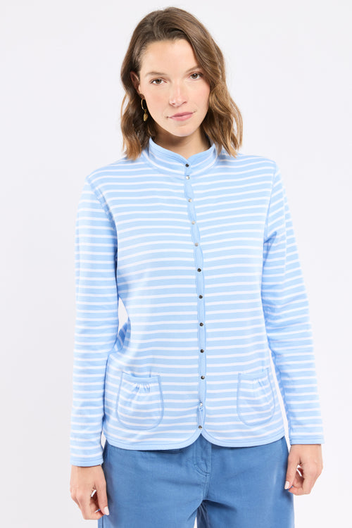 Veste réversible rayée - coton - Le Comptoir Maritime - 2