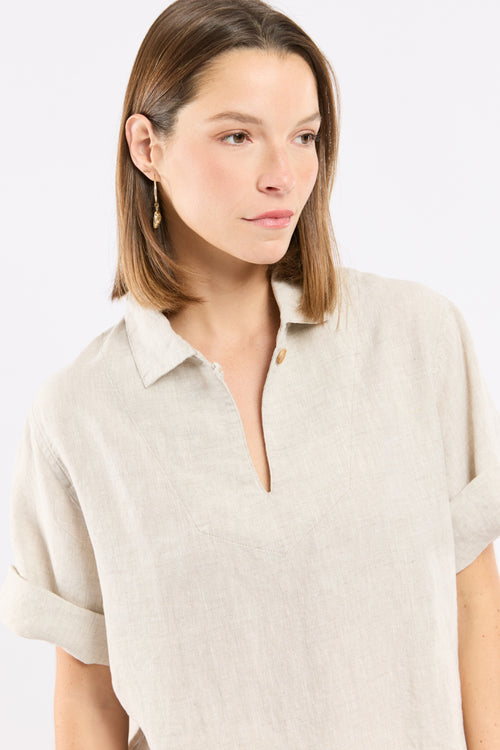 Vareuse manches 3/4 - lin - Le Comptoir Maritime - 4