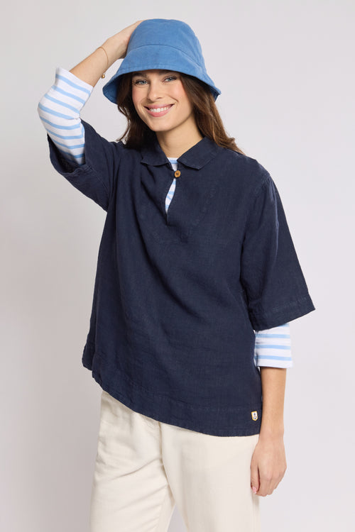 Vareuse manches 3/4 - lin - Le Comptoir Maritime - 5