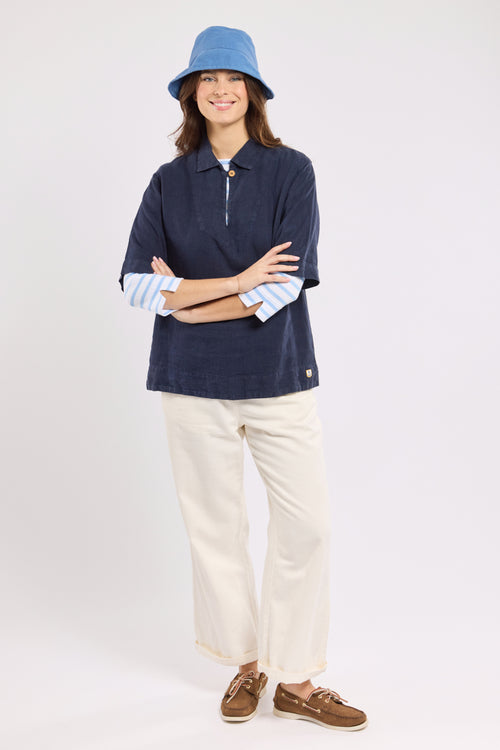 Vareuse manches 3/4 - lin - Le Comptoir Maritime - 3