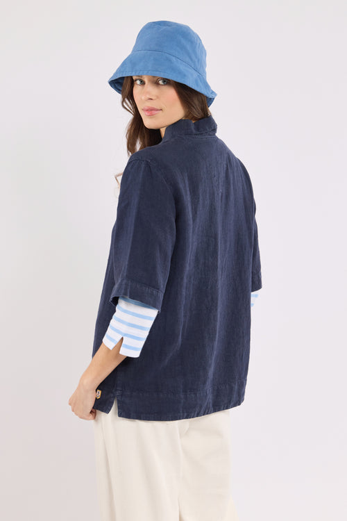 Vareuse manches 3/4 - lin - Le Comptoir Maritime - 4