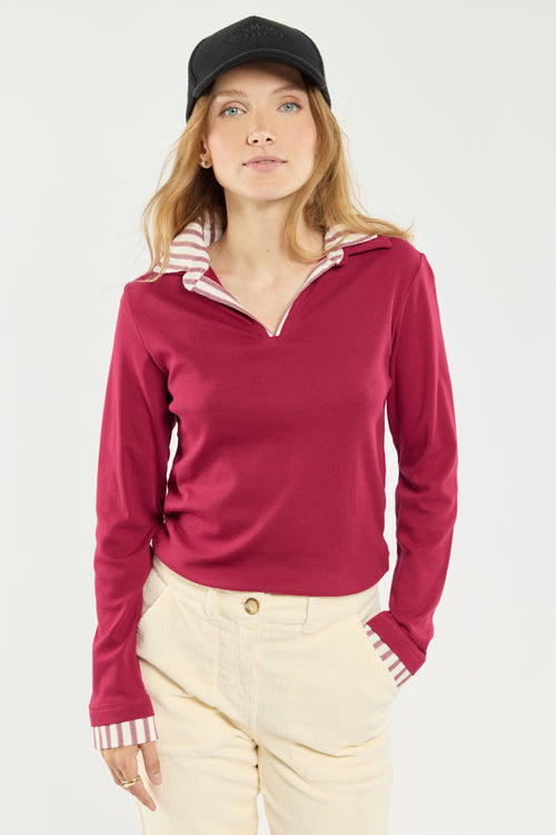 Polo col trompe l’œil - coton - Le Comptoir Maritime - 1