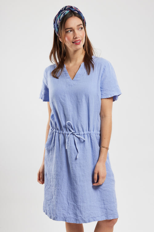 Robe ceinturée - lin - Le Comptoir Maritime - 1