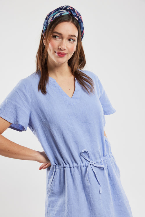 Robe ceinturée - lin - Le Comptoir Maritime - 2