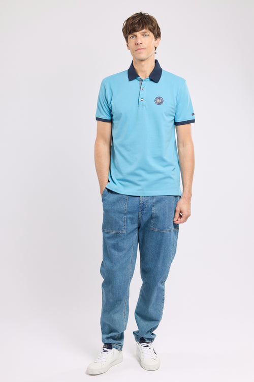 Polo avec écusson - coton piqué - Le Comptoir Maritime - 3