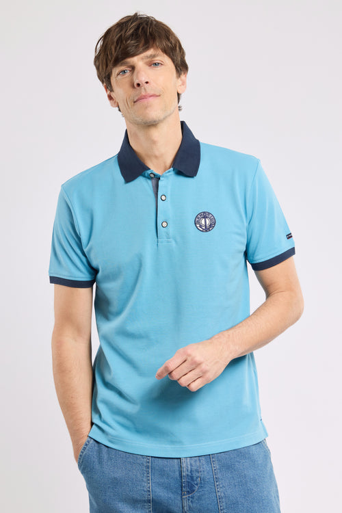 Polo avec écusson - coton piqué - Le Comptoir Maritime - 1