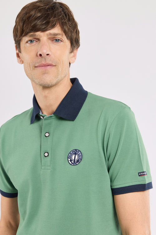 Polo avec écusson - coton piqué - Le Comptoir Maritime - 2