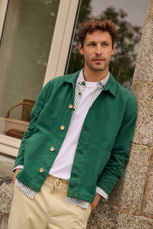Veste pêcheur Heritage - coton canvas - Le Comptoir Maritime - 1