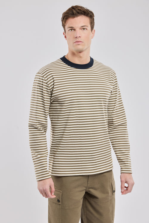 T-shirt manches longues Héritage - coton épais - Le Comptoir Maritime - 1
