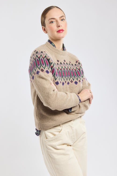 Pull jacquard Heritage - laine - Le Comptoir Maritime - 2