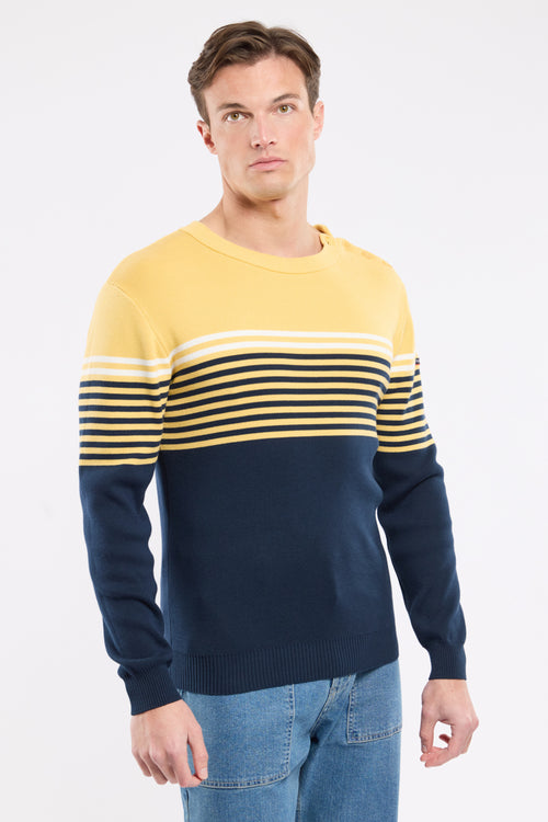 Pull marin rayé - coton - Le Comptoir Maritime - 1