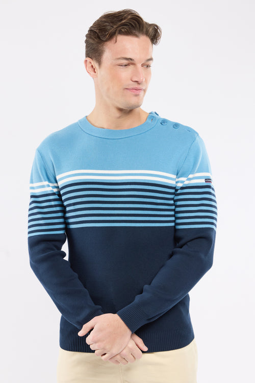 Pull marin rayé - coton - Le Comptoir Maritime - 1