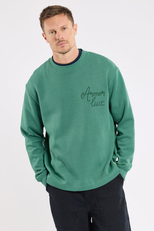 Sweat brodé Heritage - coton épais - Le Comptoir Maritime - 3