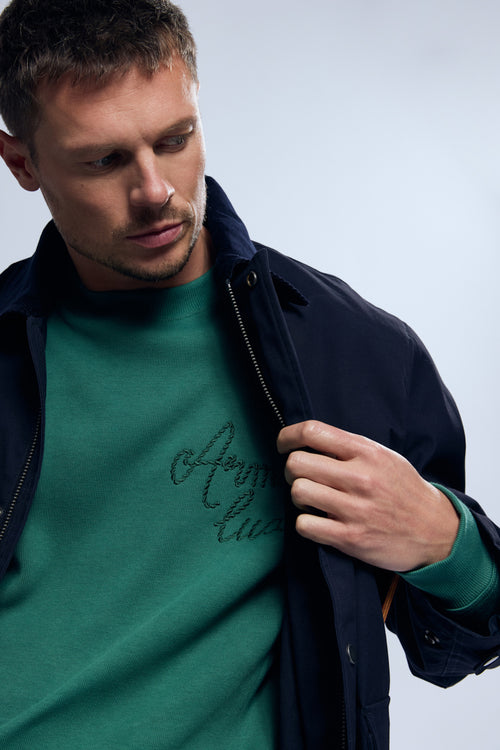 Sweat brodé Heritage - coton épais - Le Comptoir Maritime - 2