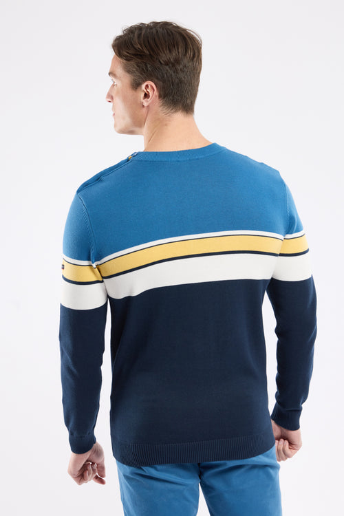 Pull marin tricolore - coton - Le Comptoir Maritime - 5