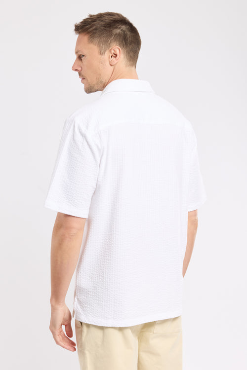 Chemise manches courtes - maille gaufrée - Le Comptoir Maritime - 3