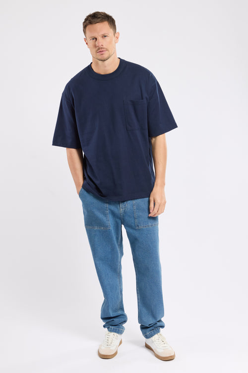 T-shirt coupe large Héritage - coton issu de l