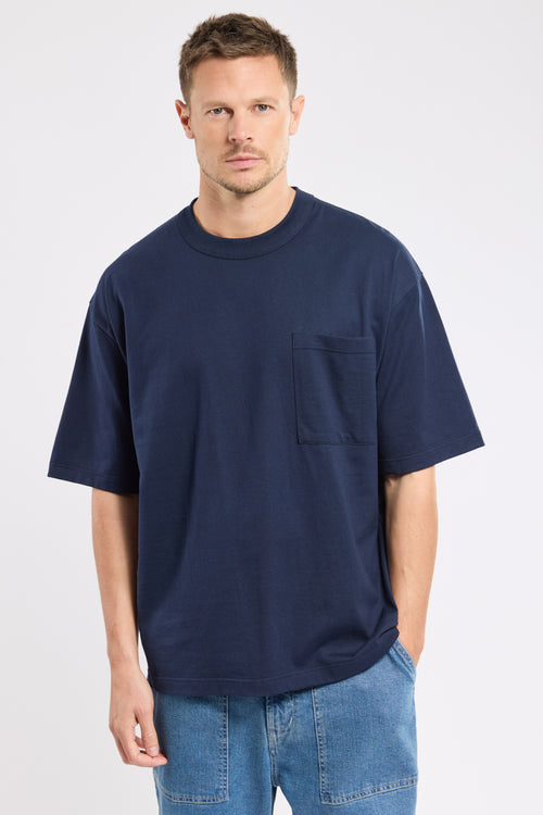 T-shirt coupe large Héritage - coton issu de l