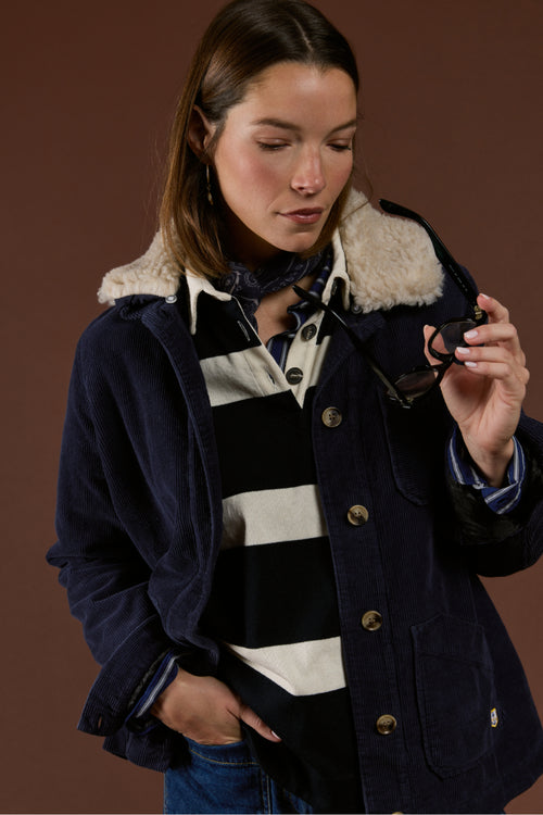Veste pêcheur velours côtelé Heritage - coton - Le Comptoir Maritime - 3