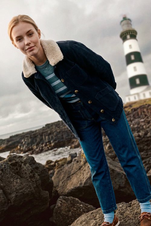 Veste pêcheur velours côtelé Heritage - coton - Le Comptoir Maritime - 1