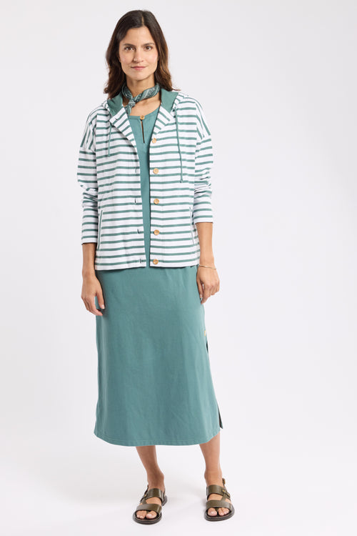 Cardigan rayé boutonné - coton rustique - Le Comptoir Maritime - 6