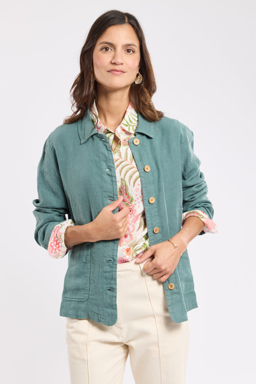 Veste pêcheur - lin - Le Comptoir Maritime - 6