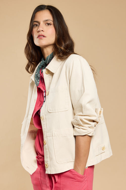 Veste pêcheur Heritage - coton canvas - Le Comptoir Maritime - 1