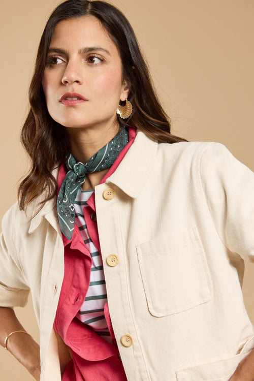 Veste pêcheur Heritage - coton canvas - Le Comptoir Maritime - 2