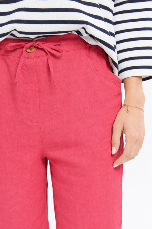 Corsaire taille élastique - lin - Le Comptoir Maritime - 2