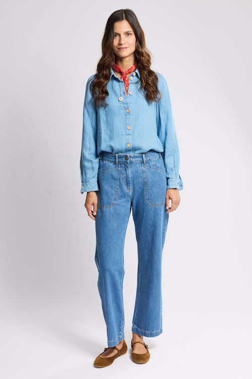 Jean taille élastique - coton - Le Comptoir Maritime - 1