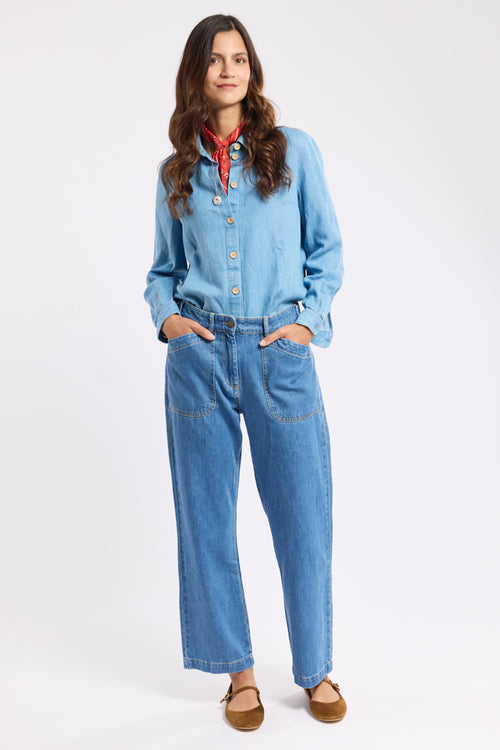 Jean taille élastique - coton - Le Comptoir Maritime - 5