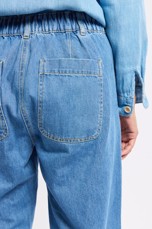 Jean taille élastique - coton - Le Comptoir Maritime - 4