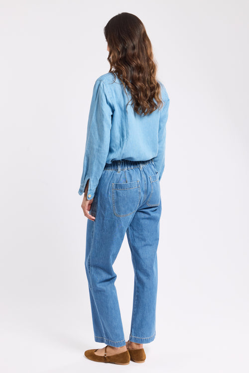Jean taille élastique - coton - Le Comptoir Maritime - 3