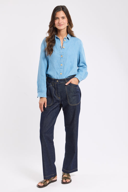 Jean taille élastique - coton - Le Comptoir Maritime - 1