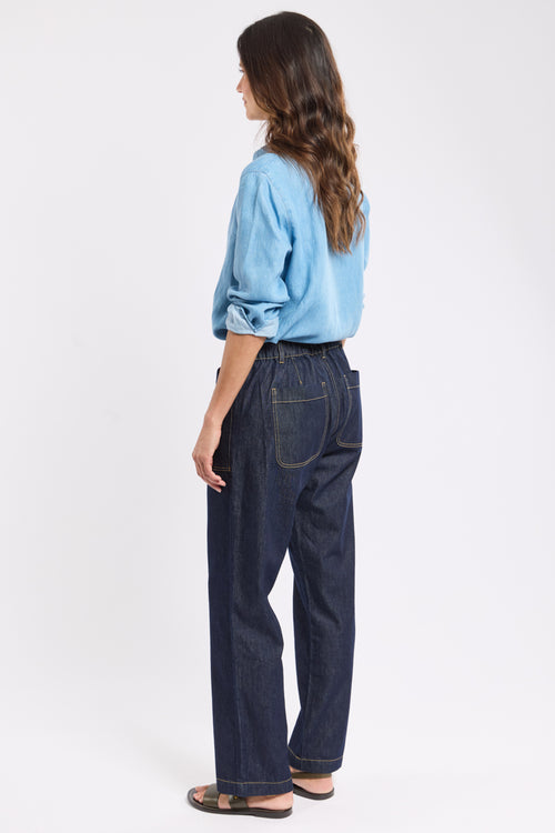 Jean taille élastique - coton - Le Comptoir Maritime - 3
