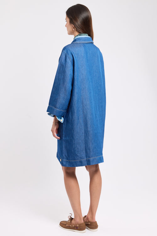 Robe vareuse Heritage - lyocel et lin - Le Comptoir Maritime - 5