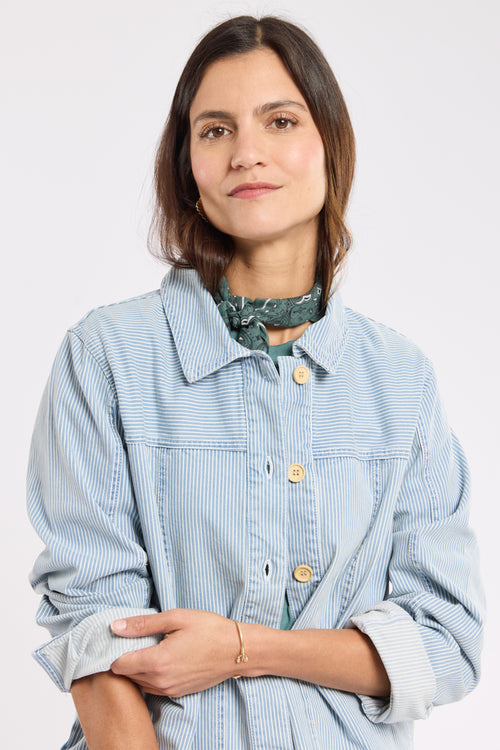 Veste pêcheur rayée - coton - Le Comptoir Maritime - 2