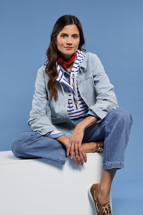 Veste pêcheur rayée - coton - Le Comptoir Maritime - 3