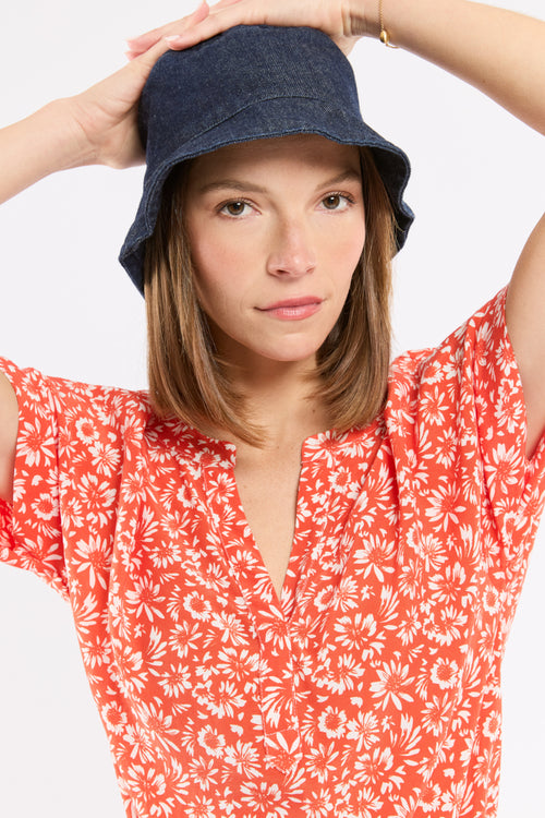 Blouse imprimée - cupro - Le Comptoir Maritime - 5