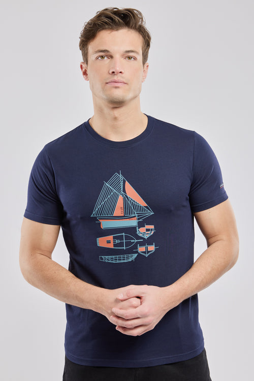 T-shirt sérigraphié - coton léger - Le Comptoir Maritime - 1