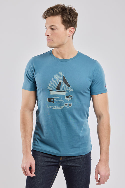 T-shirt sérigraphié - coton léger - Le Comptoir Maritime - 1