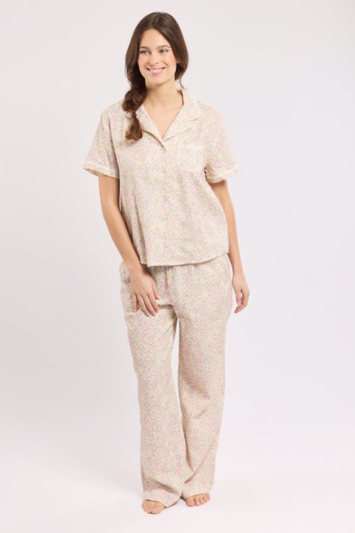Pyjama imprimé fleurs - coton - Le Comptoir Maritime - 3