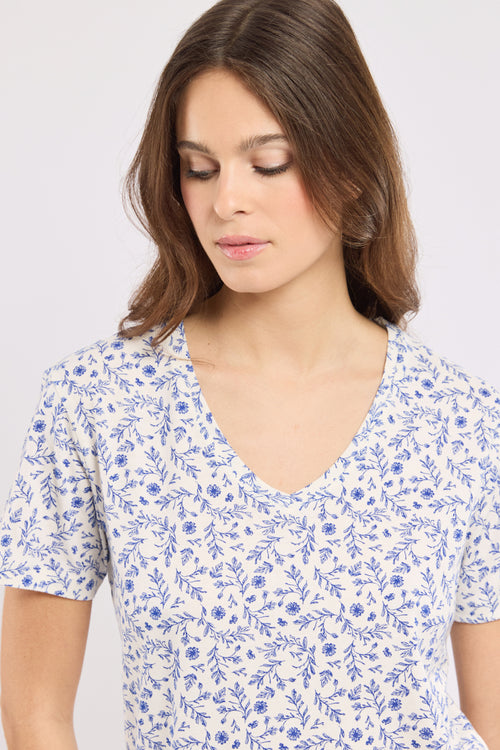 Pyjama corsaire fleuri - coton - Le Comptoir Maritime - 2