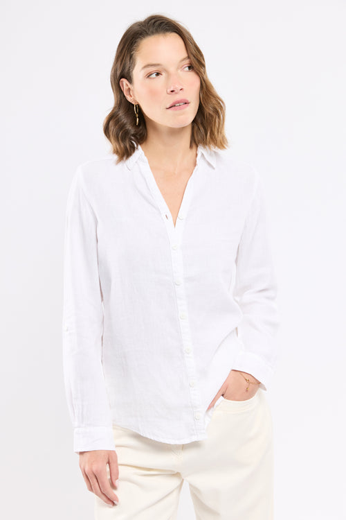 Chemise unie - lin - Le Comptoir Maritime - 4