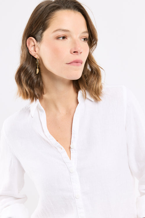 Chemise unie - lin - Le Comptoir Maritime - 2