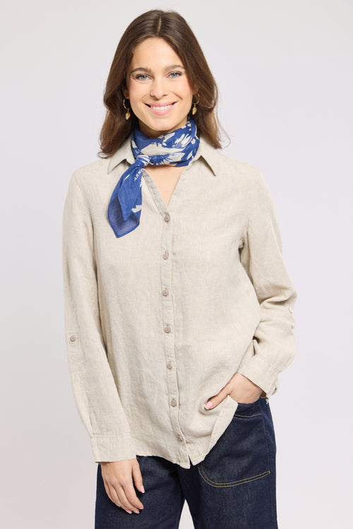 Chemise unie - lin - Le Comptoir Maritime - 1