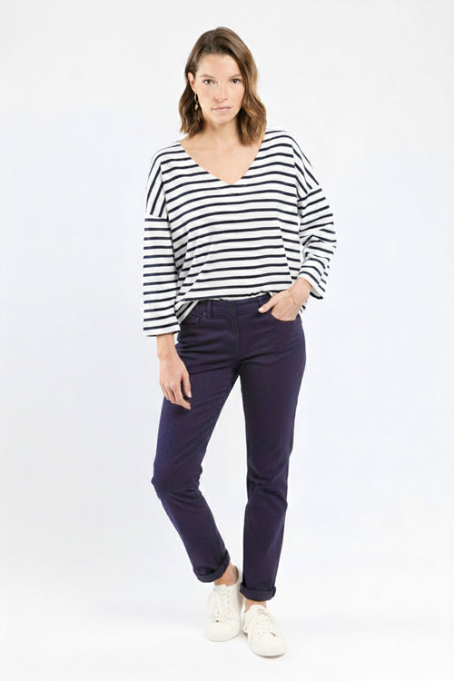 Pantalon coupe droite - coton - Le Comptoir Maritime - 1