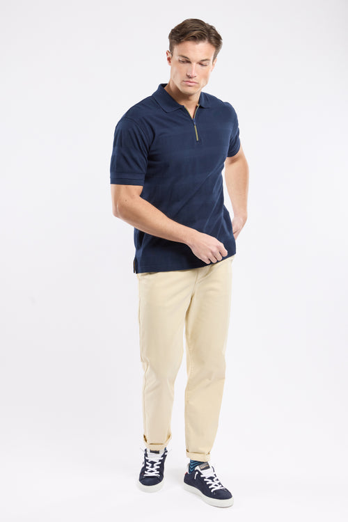Polo col zippé - coton piqué - Le Comptoir Maritime - 3