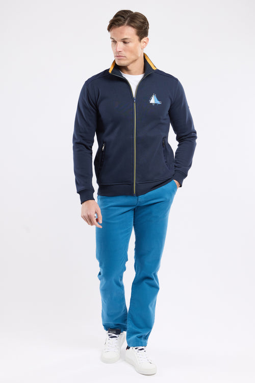 Gilet zippé à coudières - coton - Le Comptoir Maritime - 3