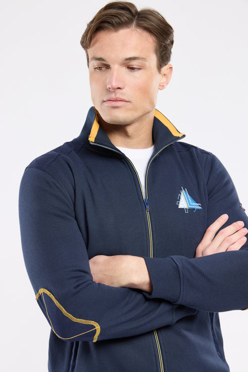 Gilet zippé à coudières - coton - Le Comptoir Maritime - 2